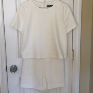 Zara medium cream romper